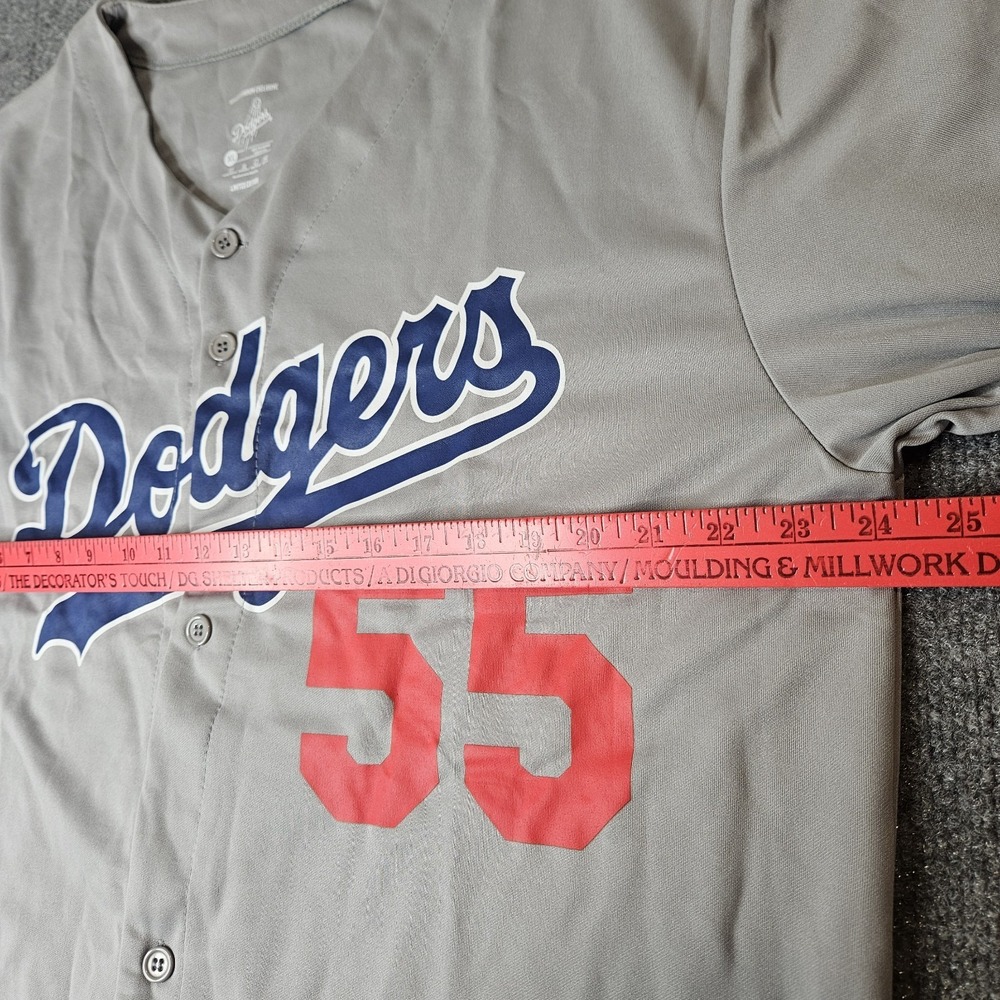 Los Angeles Dodgers Hershiser Jersey SGA Size XL Baseball Embroidered Signature - Picture 5 of 8